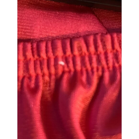 Vintage Vanity Fair Half Slip Red Nylon Lace Trim Womens M 26" USA - Picture 7 of 15